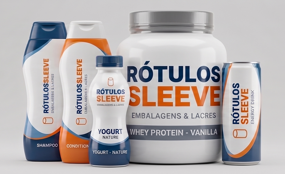 Exemplos de Rótulos Termoencolhíveis